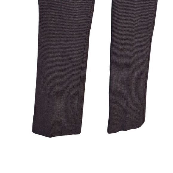 7th Avenue Design Studio New York & Company Brown Tweed Style Trousers Size 4P - Picture 3 of 9